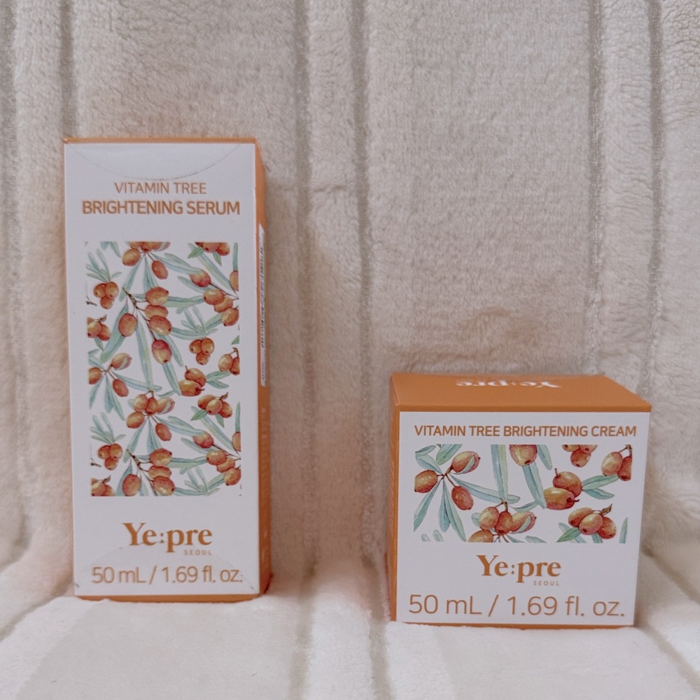 Ye:pre Vitamin Tree Brightening Serum 50 ml and Cream 50 ml